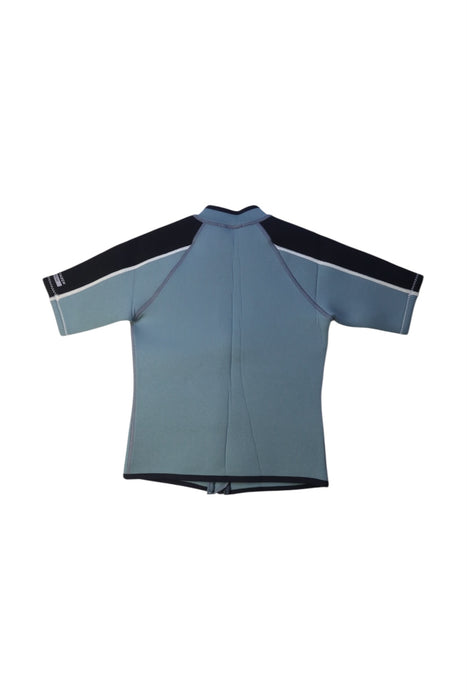 A Grey Wetsuits from Arena in size 7Y for neutral. (Back View)