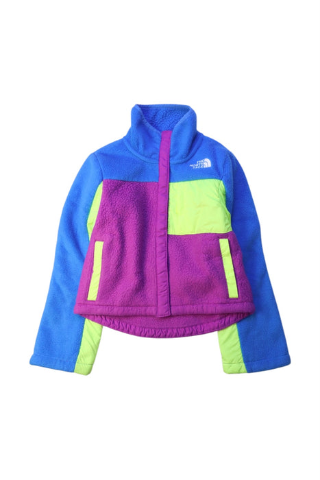 A Multicolour Lightweight Jackets from The North Face in size 6T for neutral. (Front View)