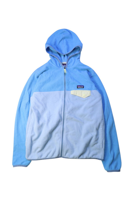 A Blue Hooded Sweatshirts from Patagonia in size 12Y for neutral. (Front View)