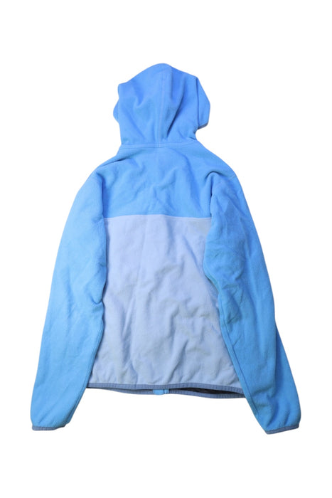 A Blue Hooded Sweatshirts from Patagonia in size 12Y for neutral. (Back View)