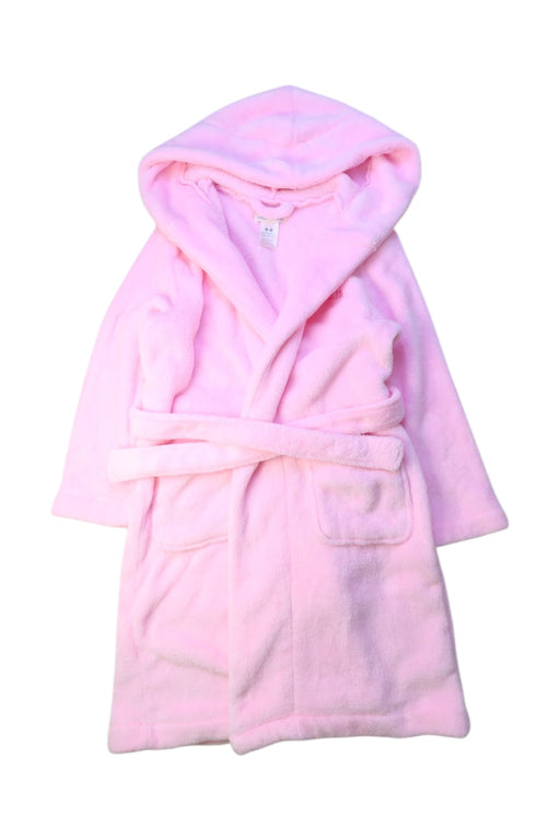 A Pink Sleepwear Bathrobes from Pottery Barn in size 4T for girl. (Front View)