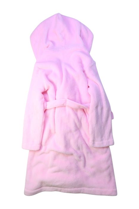 A Pink Sleepwear Bathrobes from Pottery Barn in size 4T for girl. (Back View)