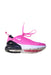 A Pink Sneakers from Nike in size 6T for girl. (Front View)