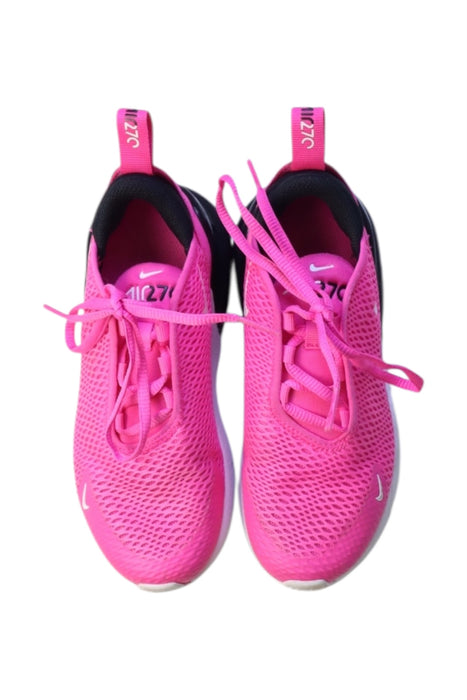 A Pink Sneakers from Nike in size 6T for girl. (Back View)