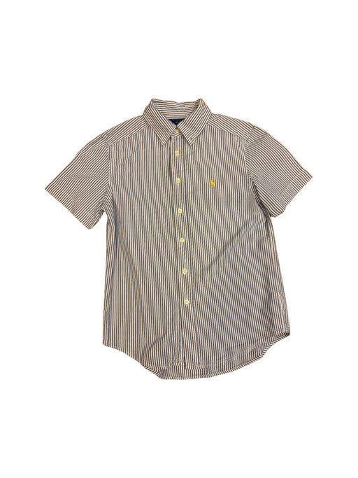A Blue Short Sleeve Shirts from Ralph Lauren in size 8Y for boy. (Front View)