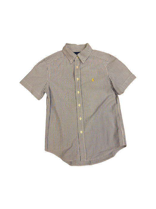 A Blue Short Sleeve Shirts from Ralph Lauren in size 8Y for boy. (Front View)