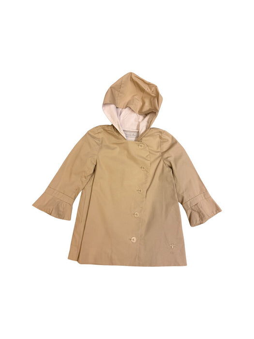 A Beige Coats from Dior in size 3T for girl. (Front View)