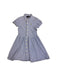 A Blue Short Sleeve Dresses from Polo Ralph Lauren in size 7Y for girl. (Front View)