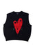 A Black Sweater Vests from little Mo & Co. in size 5T for girl. (Front View)