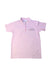 A Pink Short Sleeve Polos from Harcour in size 7Y for girl. (Front View)