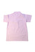 A Pink Short Sleeve Polos from Harcour in size 7Y for girl. (Back View)