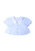 A Blue Short Sleeve Tops from little Mo & Co. in size 5T for girl. (Front View)