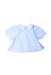 A Blue Short Sleeve Tops from little Mo & Co. in size 5T for girl. (Back View)