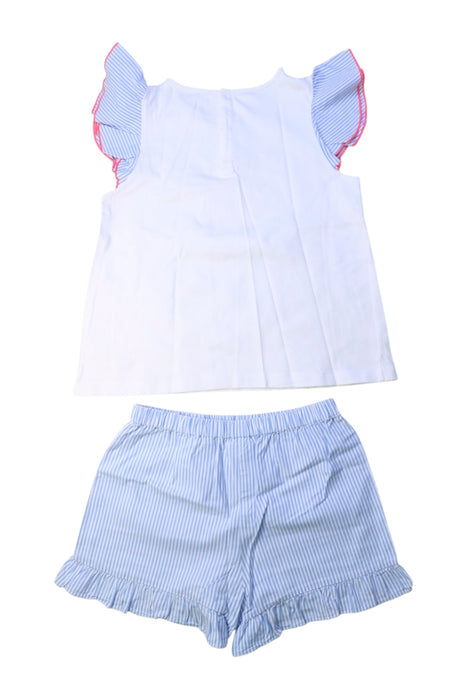 A White Shorts Sets from Jacadi in size 8Y for girl. (Back View)