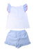 A White Shorts Sets from Jacadi in size 8Y for girl. (Back View)