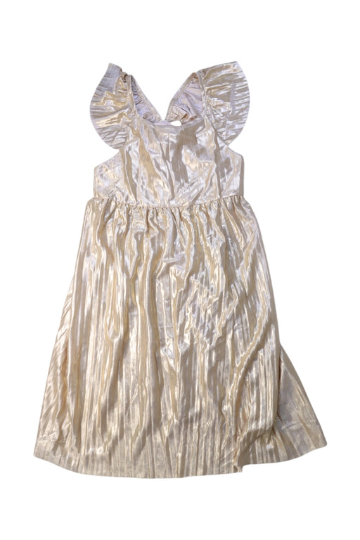 A Ivory Sleeveless Dresses from Crewcuts in size 7Y for girl. (Front View)