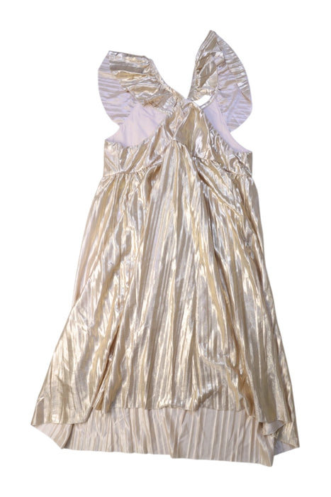 A Ivory Sleeveless Dresses from Crewcuts in size 7Y for girl. (Back View)