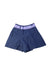 A Navy Shorts from Moody Tiger in size 7Y for girl. (Front View)