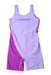 A Purple Swimsuits from Moody Tiger in size 7Y for girl. (Front View)