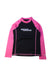 A Black Rash Guards from Watersports in size 8Y for girl. (Front View)