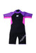 A Black Wetsuits from Watersports in size 8Y for girl. (Front View)