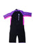 A Black Wetsuits from Watersports in size 8Y for girl. (Back View)