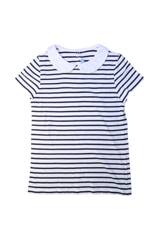 A White Short Sleeve Tops from Jacadi in size 10Y for girl. (Front View)