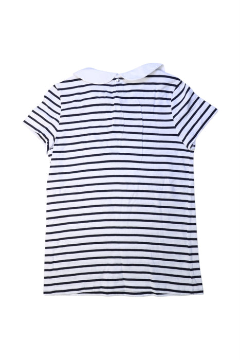 A White Short Sleeve Tops from Jacadi in size 10Y for girl. (Back View)