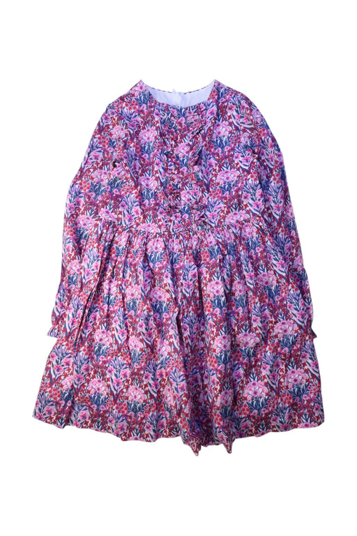 A Multicolour Long Sleeve Dresses from Jacadi in size 10Y for girl. (Front View)