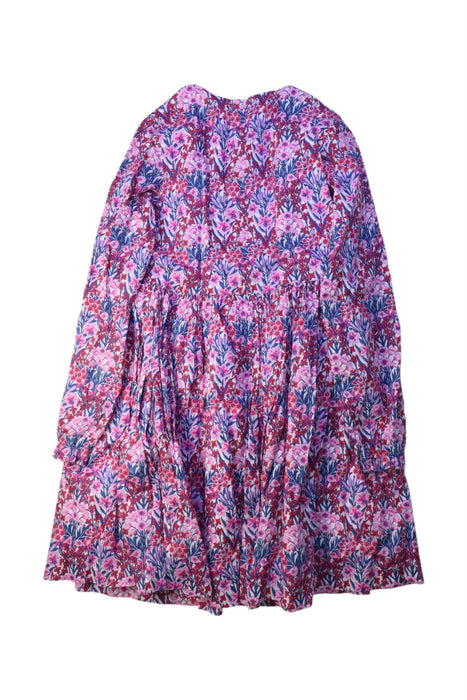 A Multicolour Long Sleeve Dresses from Jacadi in size 10Y for girl. (Back View)