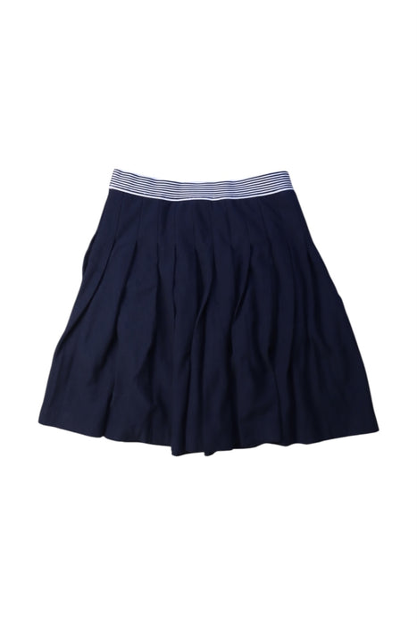 A Navy Mid Skirts from Jacadi in size 10Y for girl. (Back View)