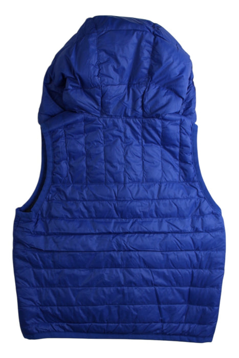 A Blue Puffer/Quilted Jackets from Boss in size 6-12M for boy. (Back View)