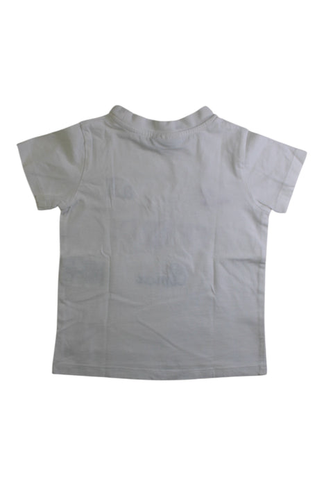 A White Short Sleeve T Shirts from Fendi in size 4T for girl. (Back View)