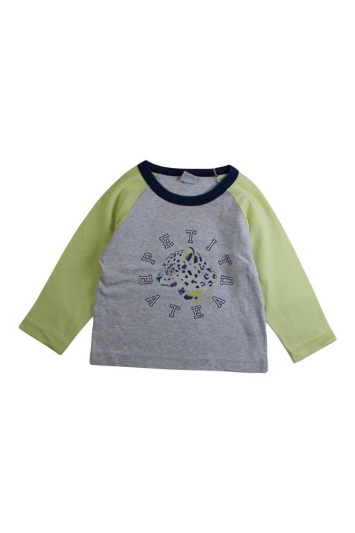 A Multicolour Long Sleeve T Shirts from Petit Bateau in size 2T for boy. (Front View)