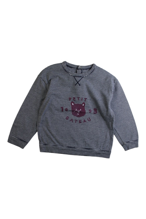 A Grey Long Sleeve Tops from Petit Bateau in size 18-24M for boy. (Front View)