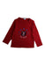A Red Long Sleeve Tops from Petit Bateau in size 18-24M for boy. (Front View)
