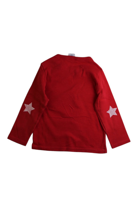 A Red Long Sleeve Tops from Petit Bateau in size 18-24M for boy. (Back View)
