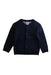 A Navy Cardigans from Petit Bateau in size 3T for boy. (Front View)