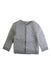 A Grey Puffer/Quilted Jackets from Petit Bateau in size 3T for boy. (Front View)