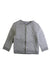 A Grey Puffer/Quilted Jackets from Petit Bateau in size 3T for boy. (Front View)