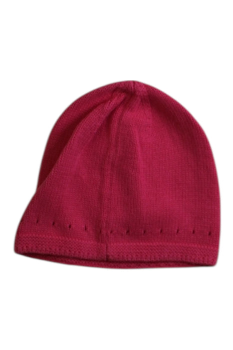 A Pink Winter Hats from Jacadi in size 3-6M for girl. (Back View)