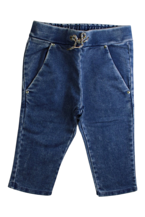 A Blue Casual Pants from Chloe in size 12-18M for girl. (Front View)