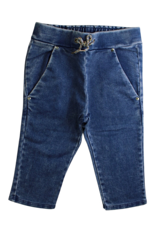 A Blue Casual Pants from Chloe in size 12-18M for girl. (Front View)