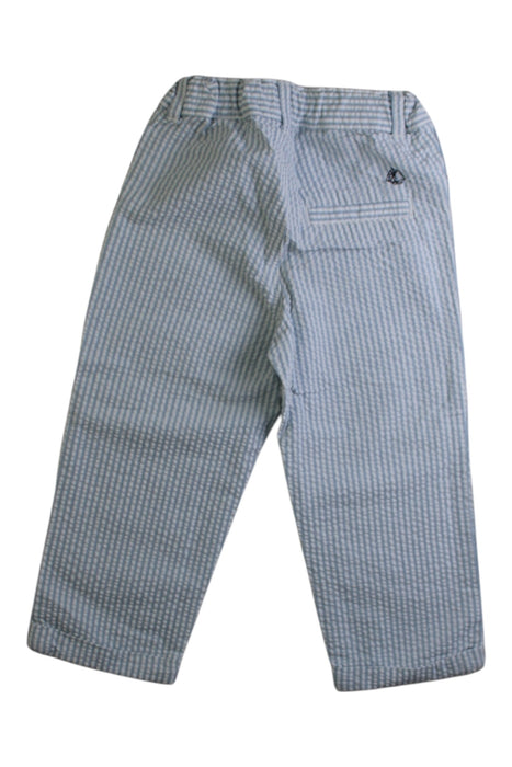 A Blue Casual Pants from Petit Bateau in size 12-18M for boy. (Back View)