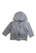 A Grey Zippered Sweatshirts from Petit Bateau in size 18-24M for boy. (Front View)