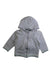 A Grey Zippered Sweatshirts from Petit Bateau in size 18-24M for boy. (Front View)