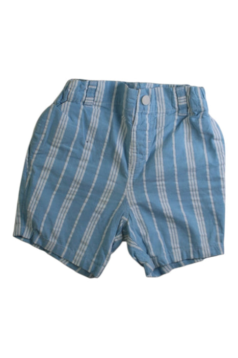 A Blue Shorts from Petit Bateau in size 12-18M for boy. (Front View)