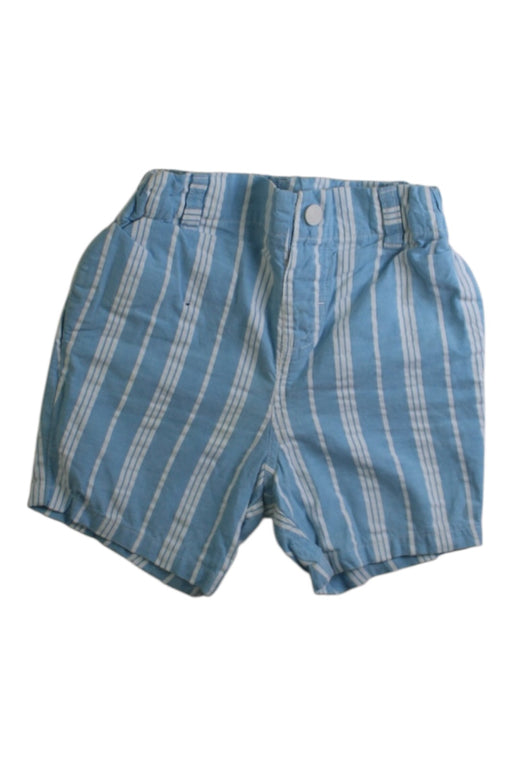 A Blue Shorts from Petit Bateau in size 12-18M for boy. (Front View)