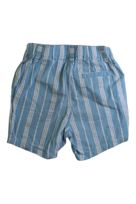 A Blue Shorts from Petit Bateau in size 12-18M for boy. (Back View)