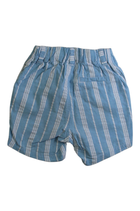 A Blue Shorts from Petit Bateau in size 12-18M for boy. (Back View)